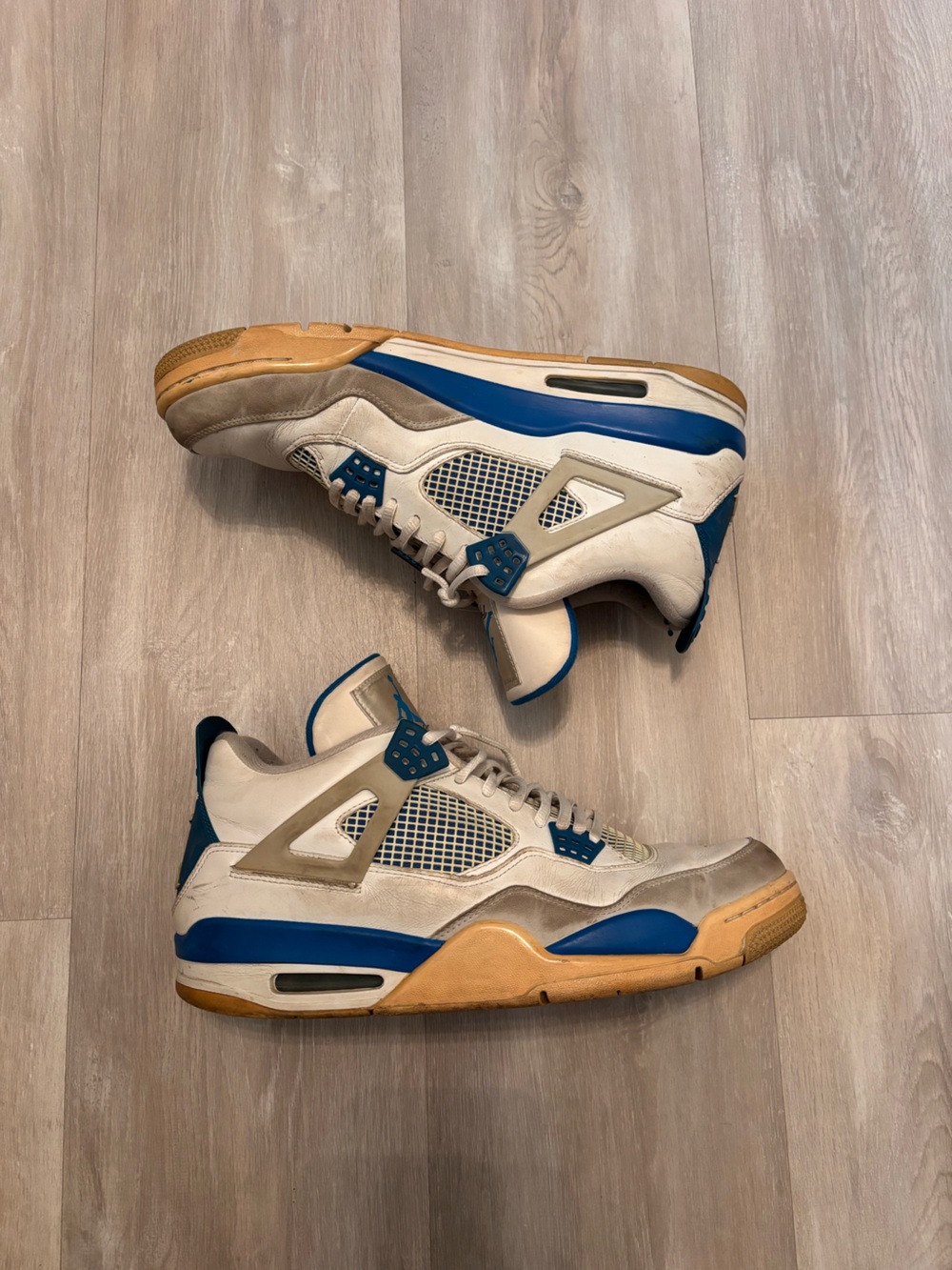 Nike Air Jordan 4 Retro Military Blue 2012 Sneakers US Size 12 Mens